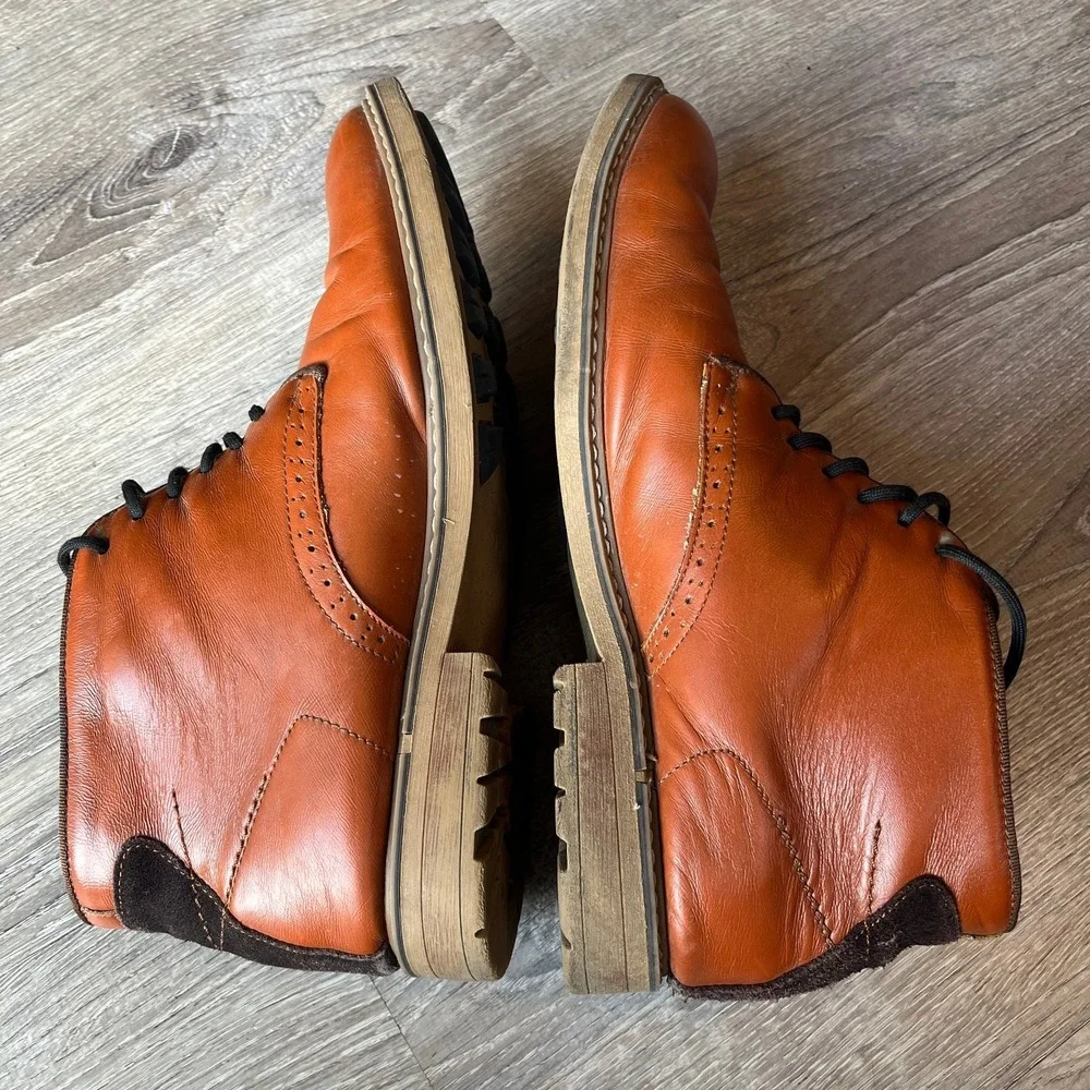 Arkbird Chukka Brown‎ Oxford Ankle Boots Premium Leather Mens 10.5